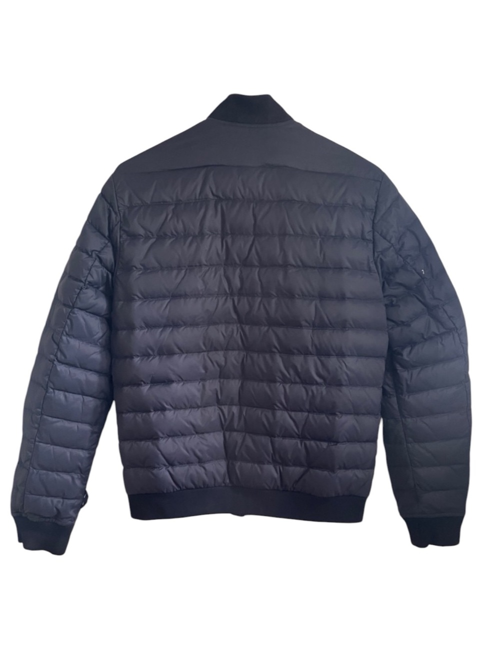 Polo by Ralph Lauren Vintage Navy Quilted Down Puffer Bomber Jacket* Unisex XS - Picture 2 of 16